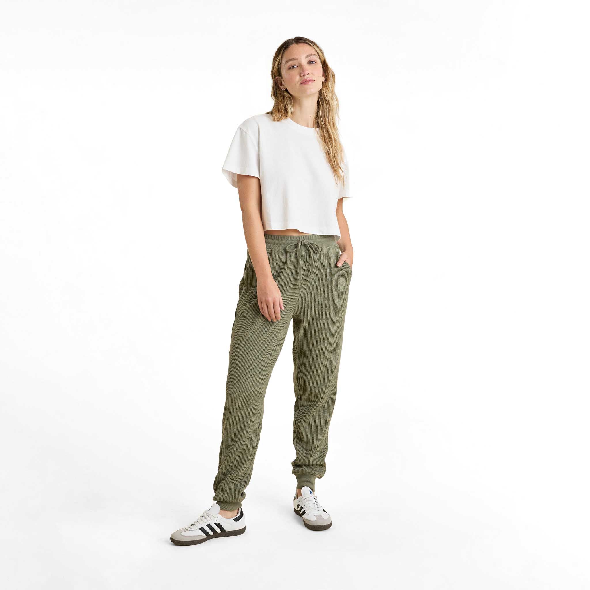 Waffle Jogger | Olive
