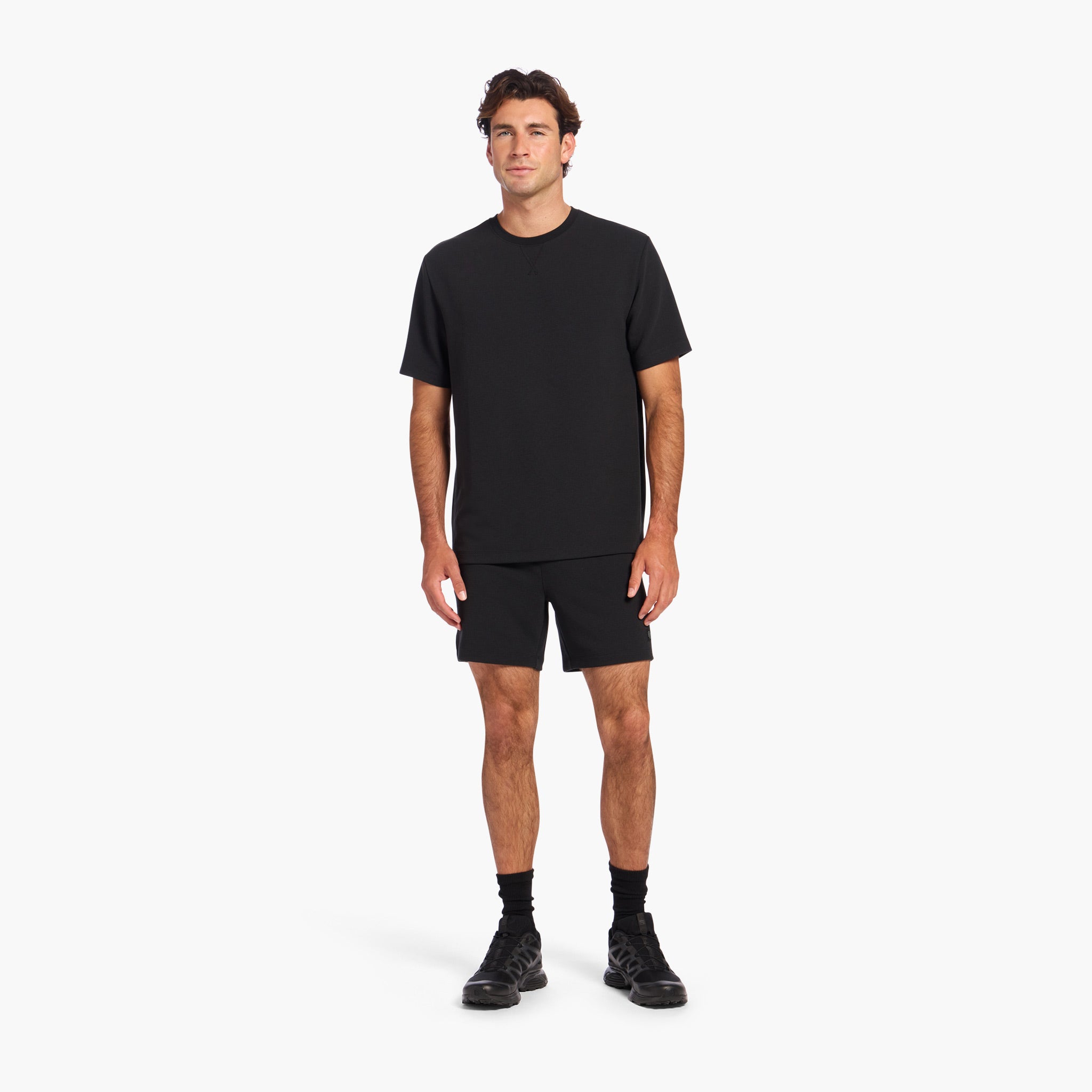 Men's Performance Waffle Short | Black