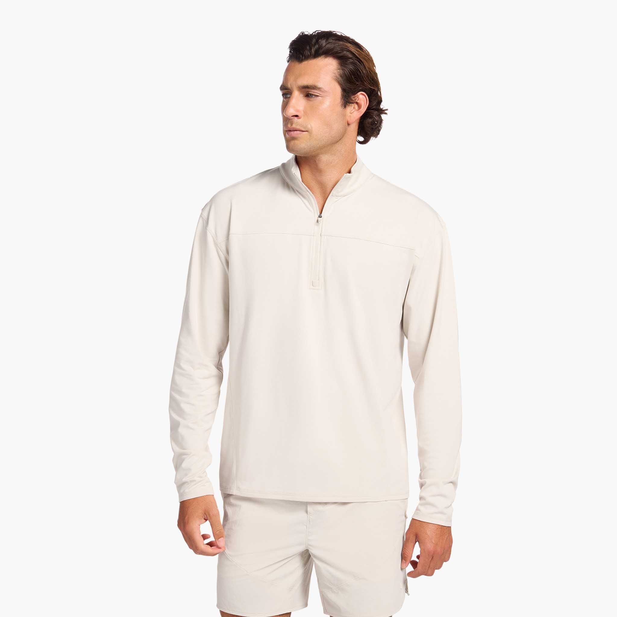 Men's Movement Quarter-Zip | Linen