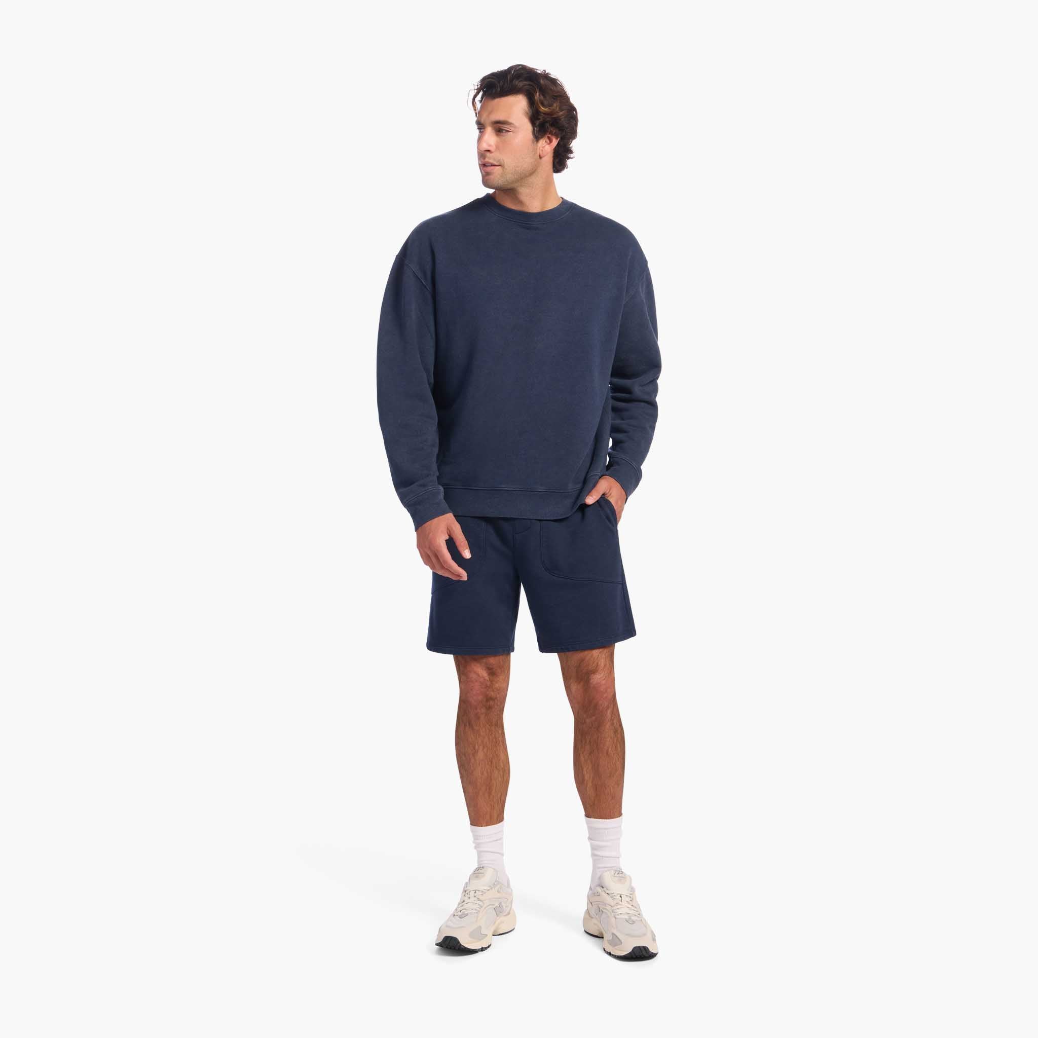 Vintage Fleece Men's Short | Washed Navy