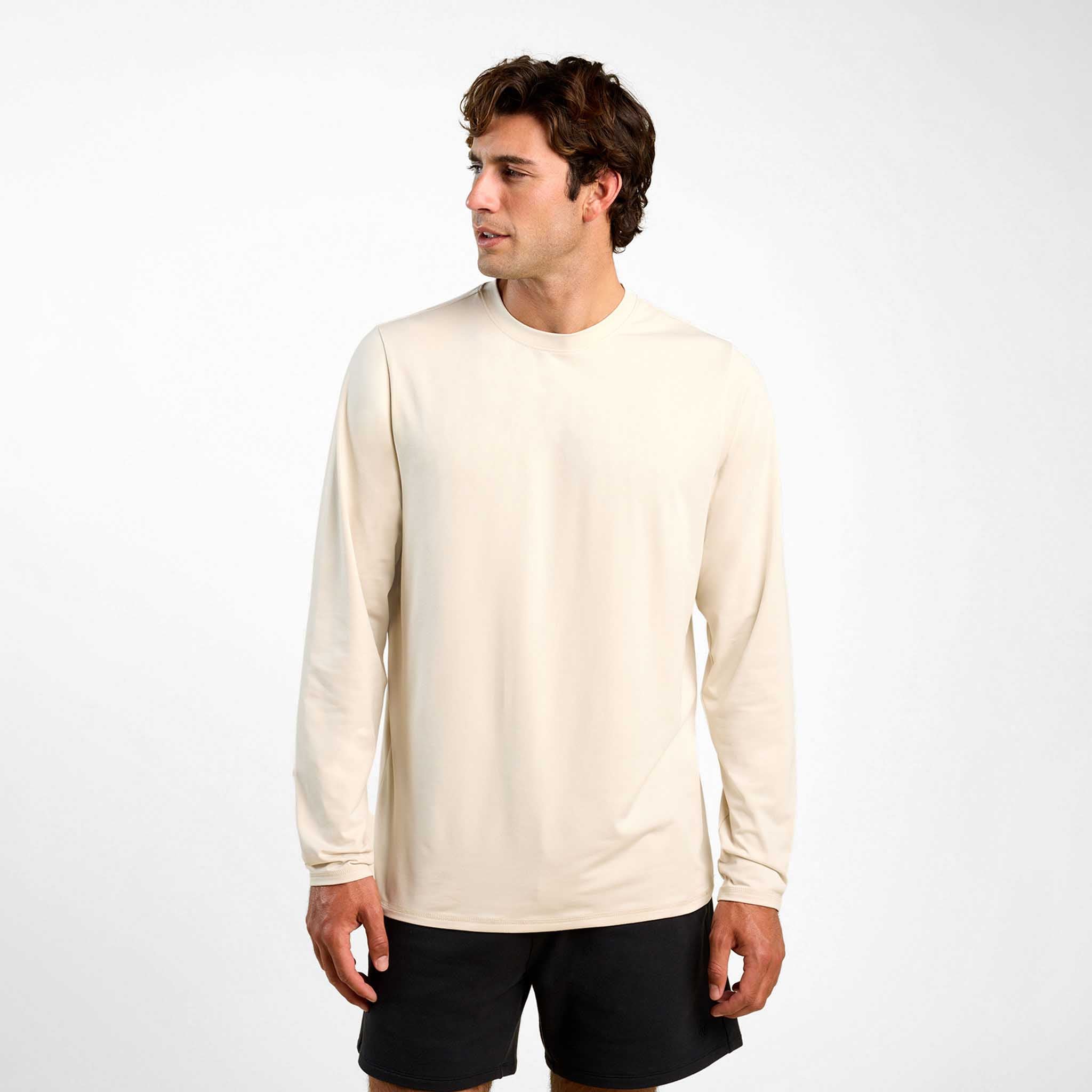 Men's Long Sleeve Movement Tee | Linen