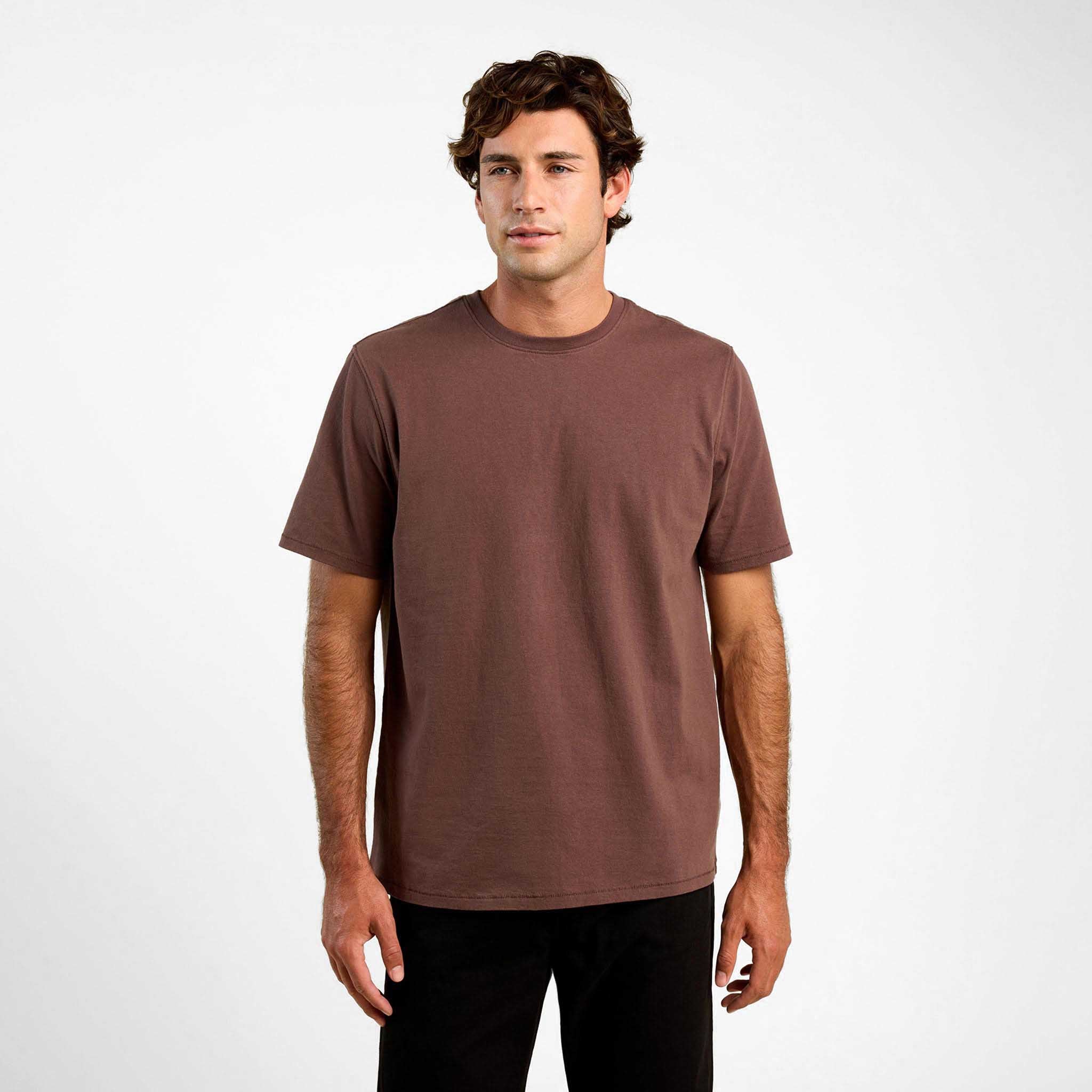 Vintage Cotton Men's Everyday T-Shirt | Coffee