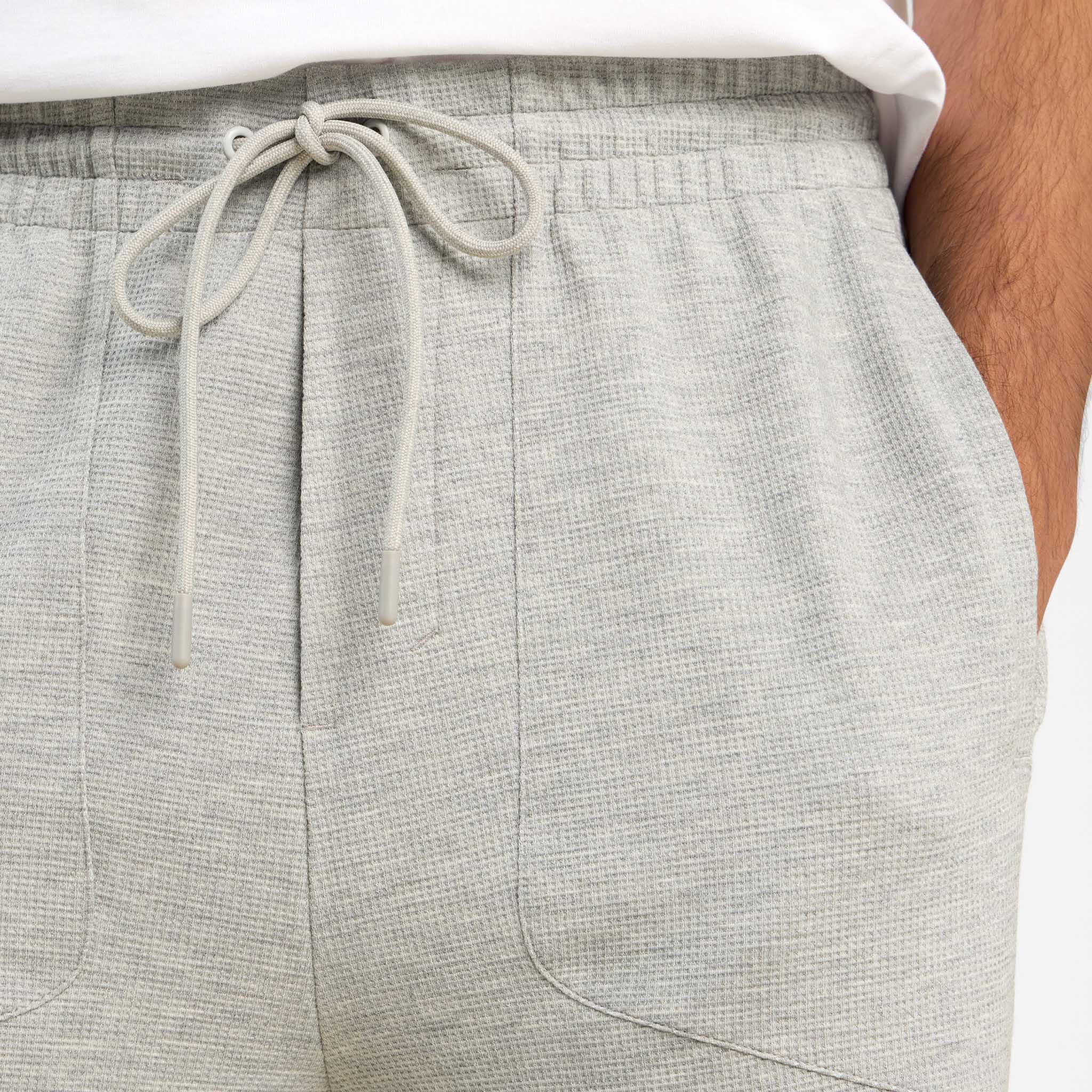 Men's Performance Waffle Jogger | Heather Grey