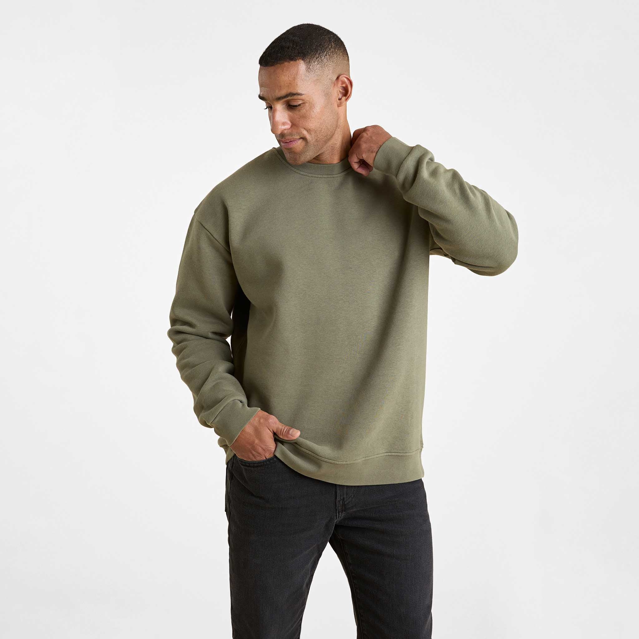 Men's Classic Crewneck Sweatshirt | Olive