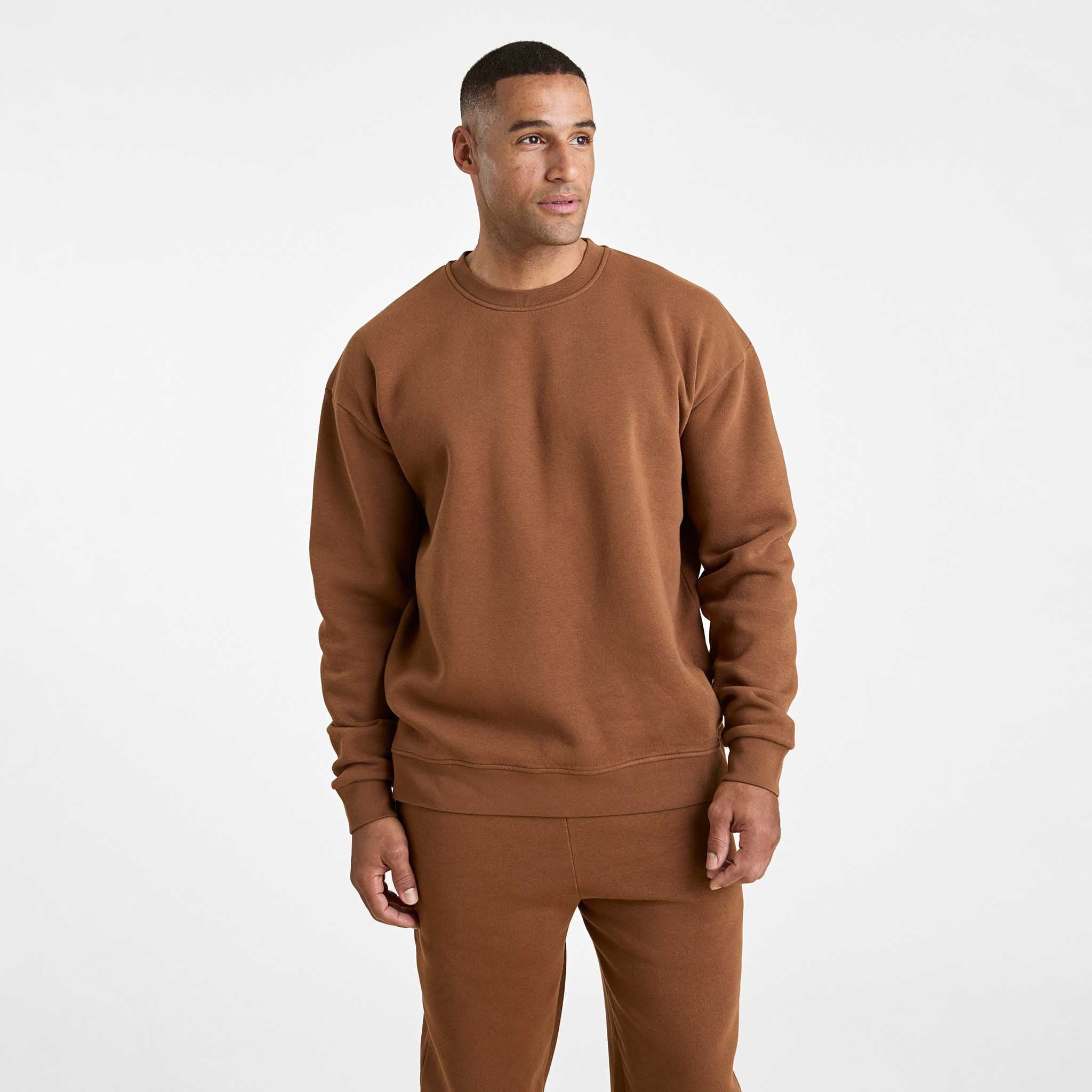 Men's Classic Crewneck Sweatshirt | Chocolate