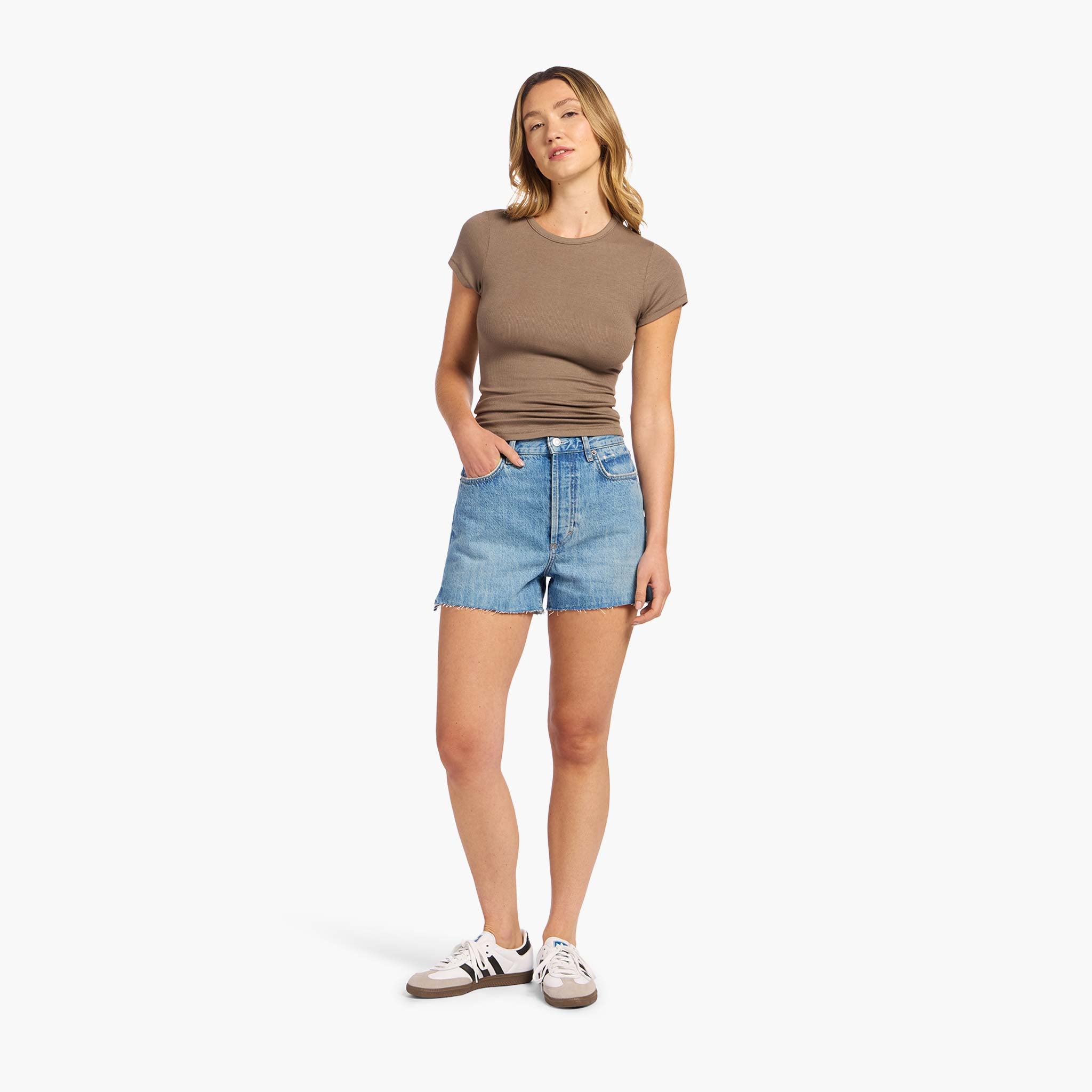 A-Line Vintage Cut-Off Short