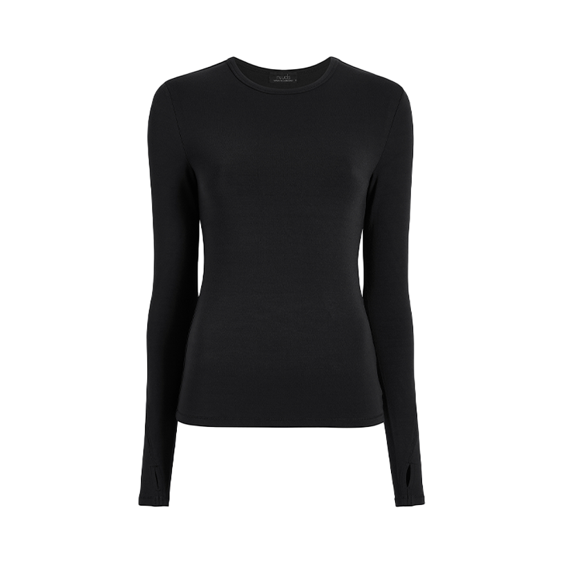 SwiftStretch Long Sleeve Shirt | Black