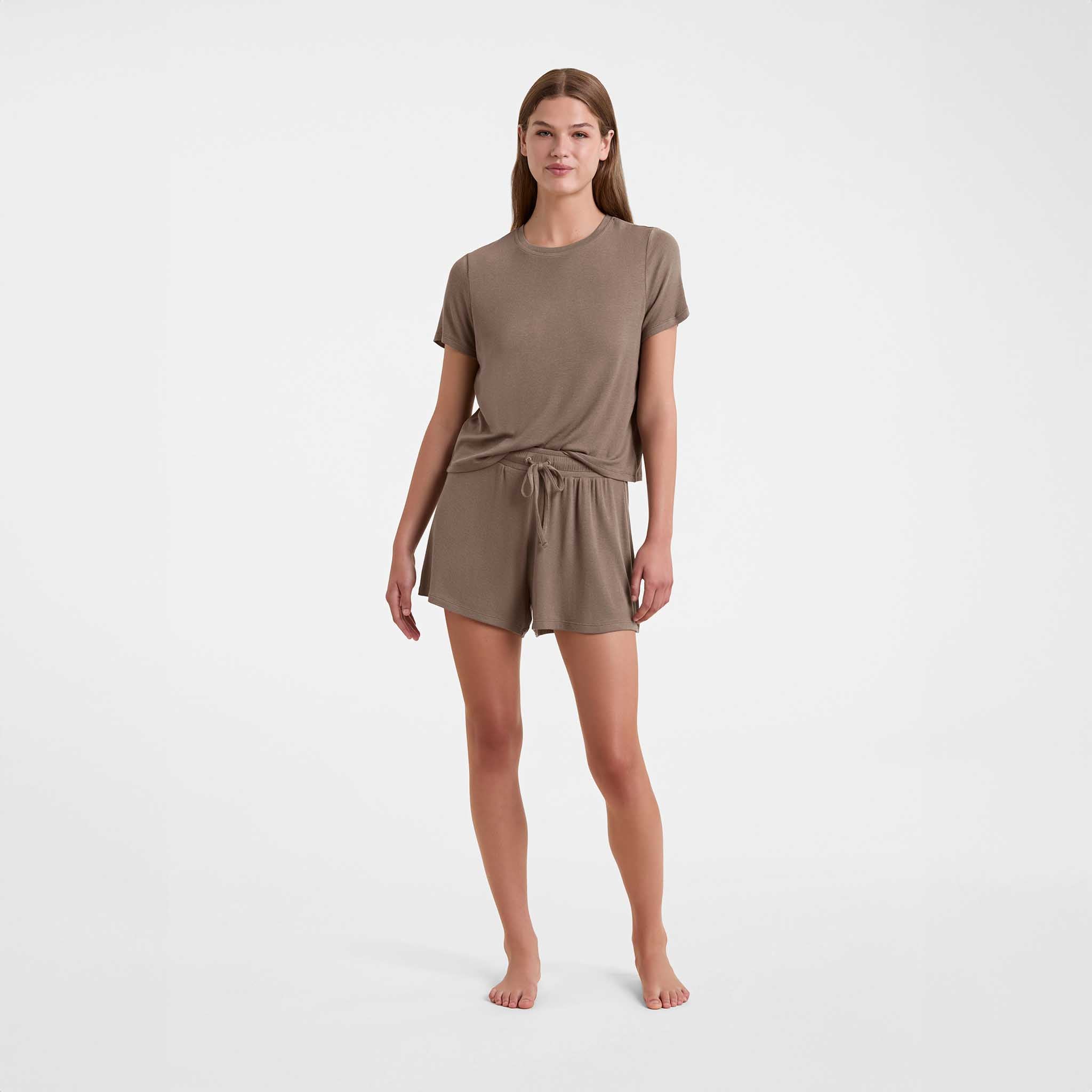 Ribbed Pajama Short Set