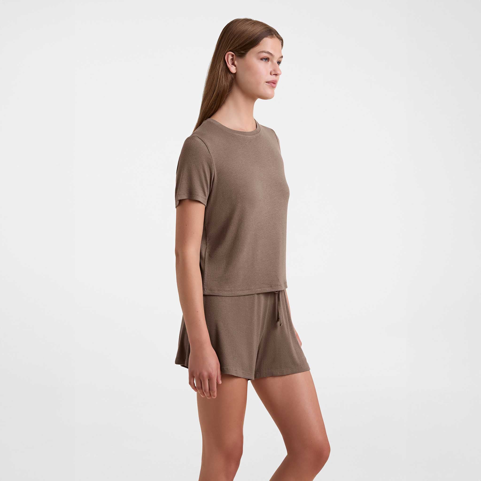 Ribbed Pajama Short Set
