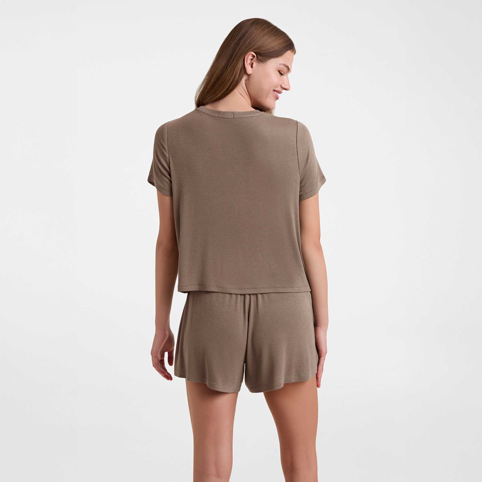 Ribbed Pajama Short Set