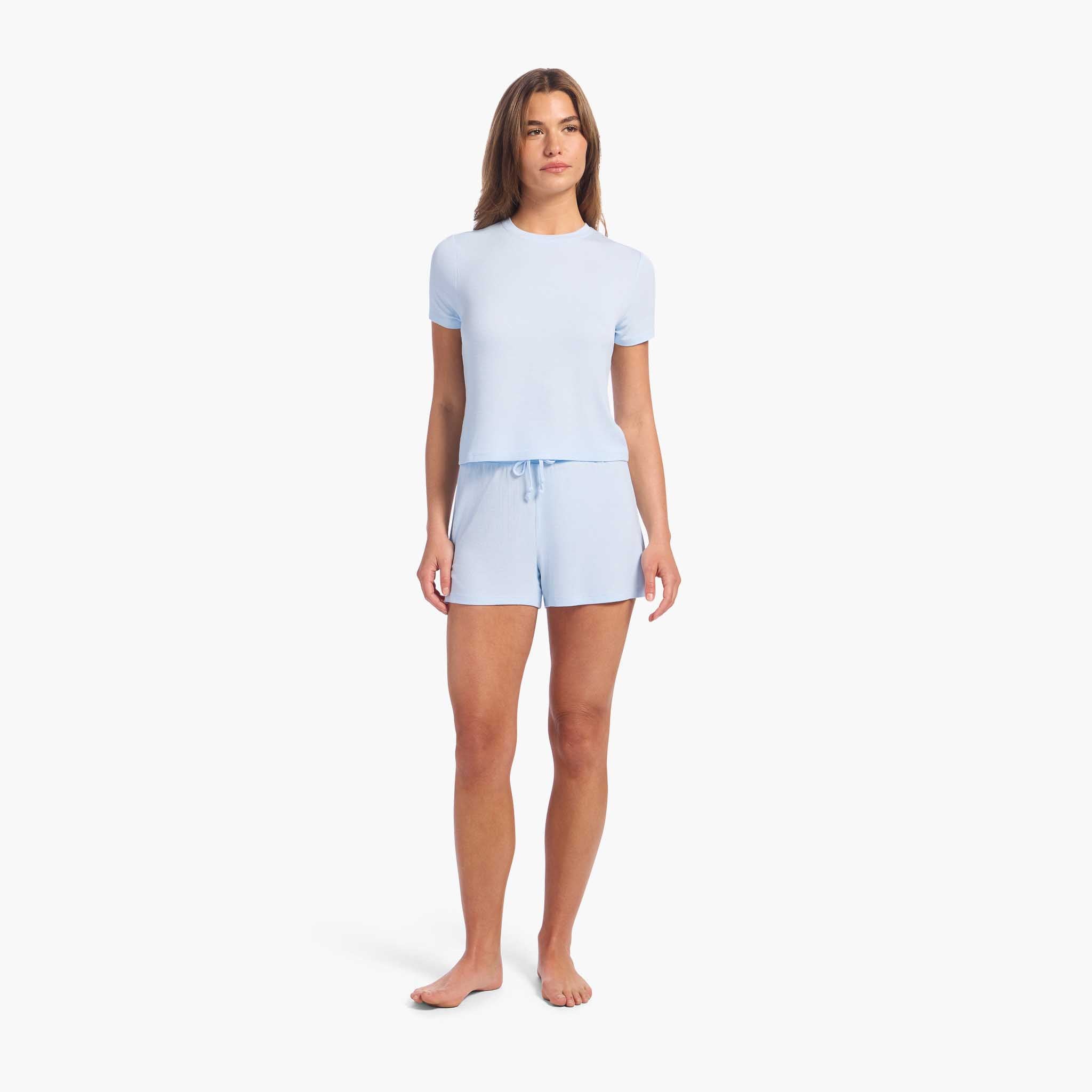 Ribbed Pajama Short Set