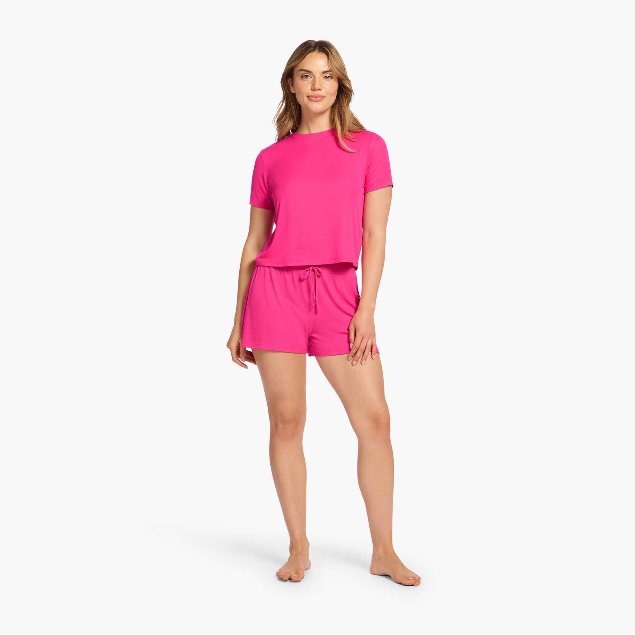 Ribbed Pajama Short Set
