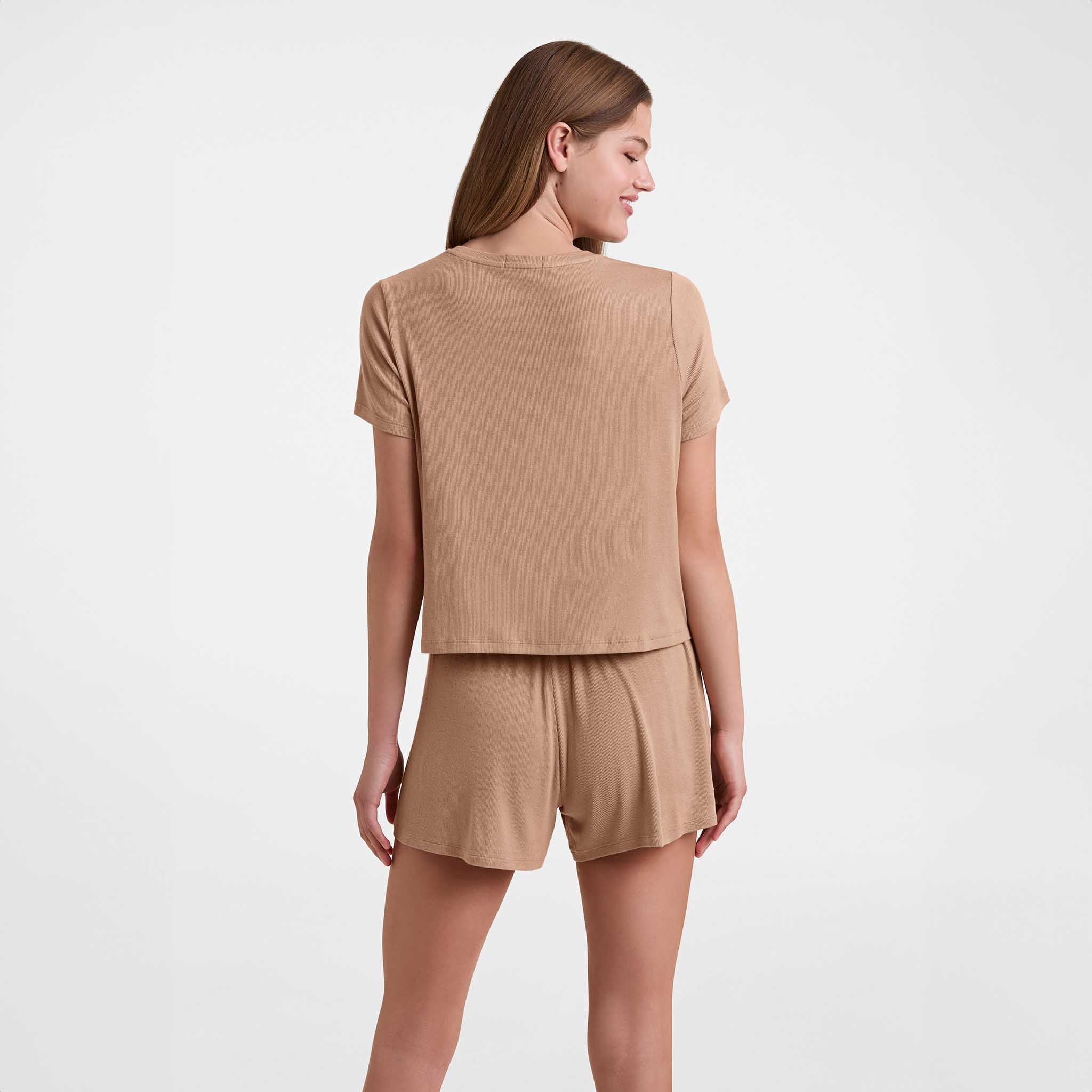 Ribbed Pajama Short Set