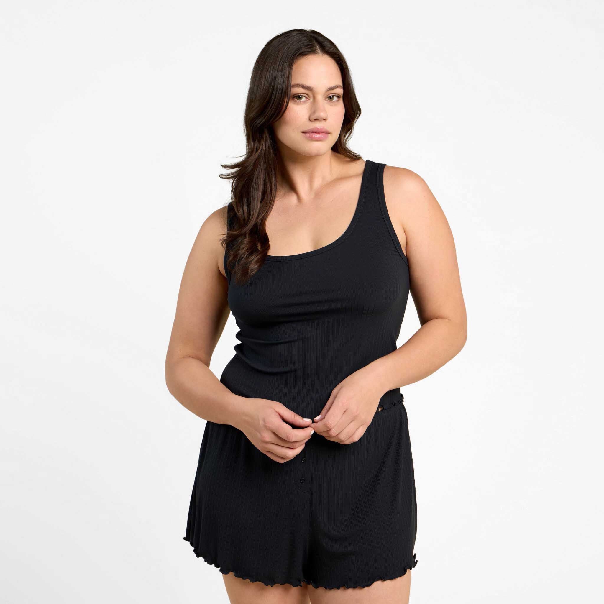 Mini Rib Tank | Black