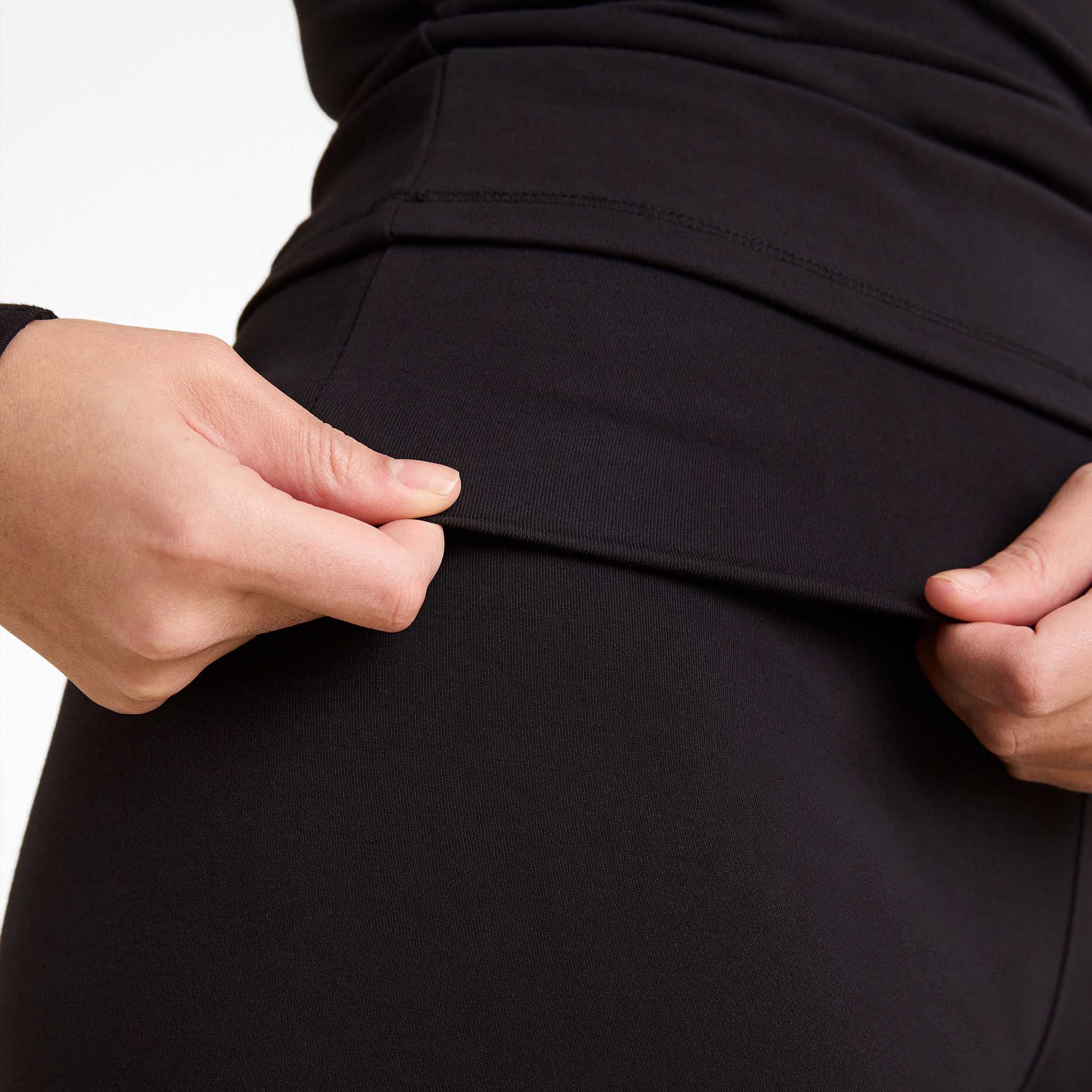 SwiftStretch Fold Over Legging | Black