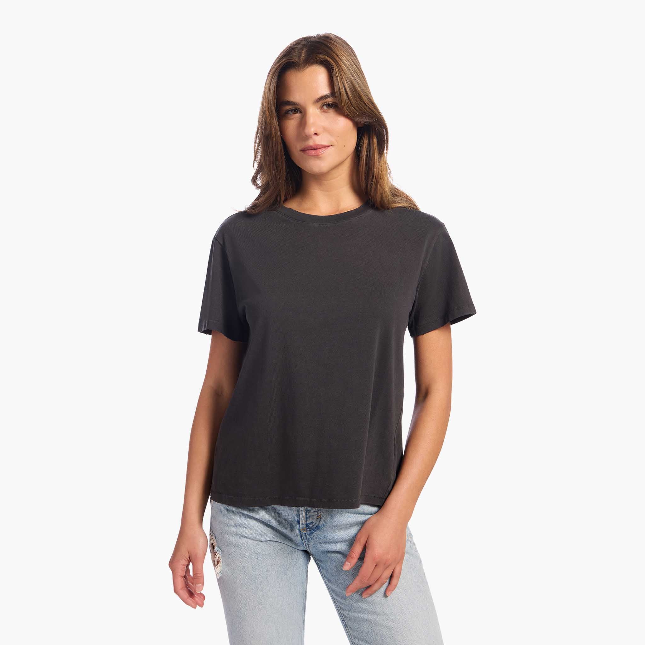Vintage Cotton Everyday T-Shirt | Washed Black