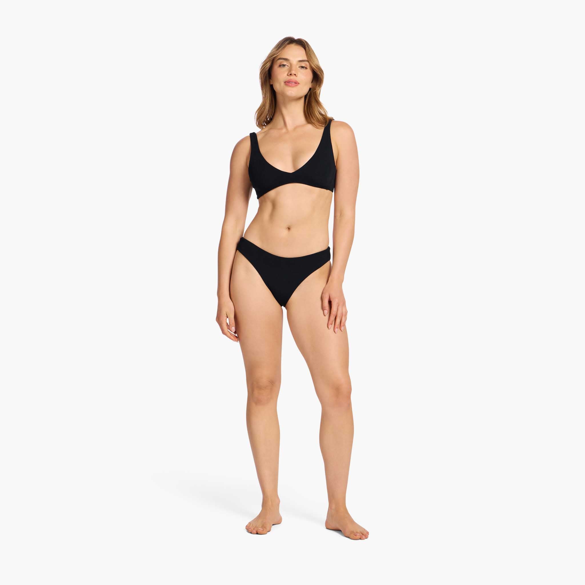 Low Waist Bikini Bottom | Black